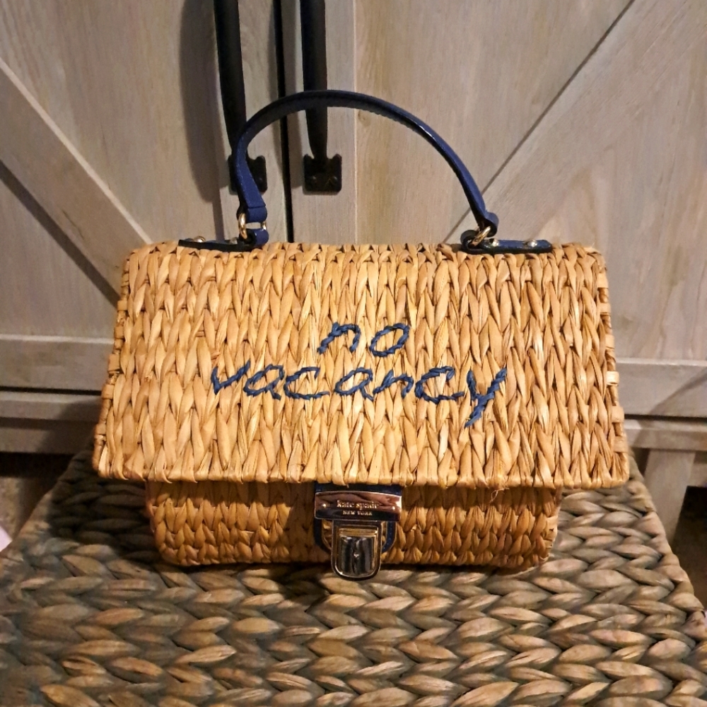 Kate spade Spring Forward No Vacancy  Wicker Birdhouse Purse